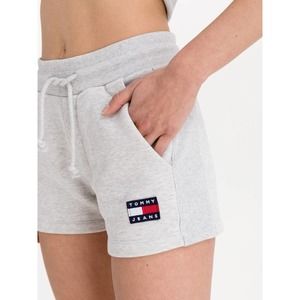 Tommy Jeans Shorts Flag Core Interlock, Light Grey M